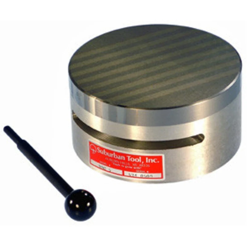 Suburban Round Permanent Magnetic Chuck RMC-5, Standard Pole, 5-1/2 dia. - 77-502-3